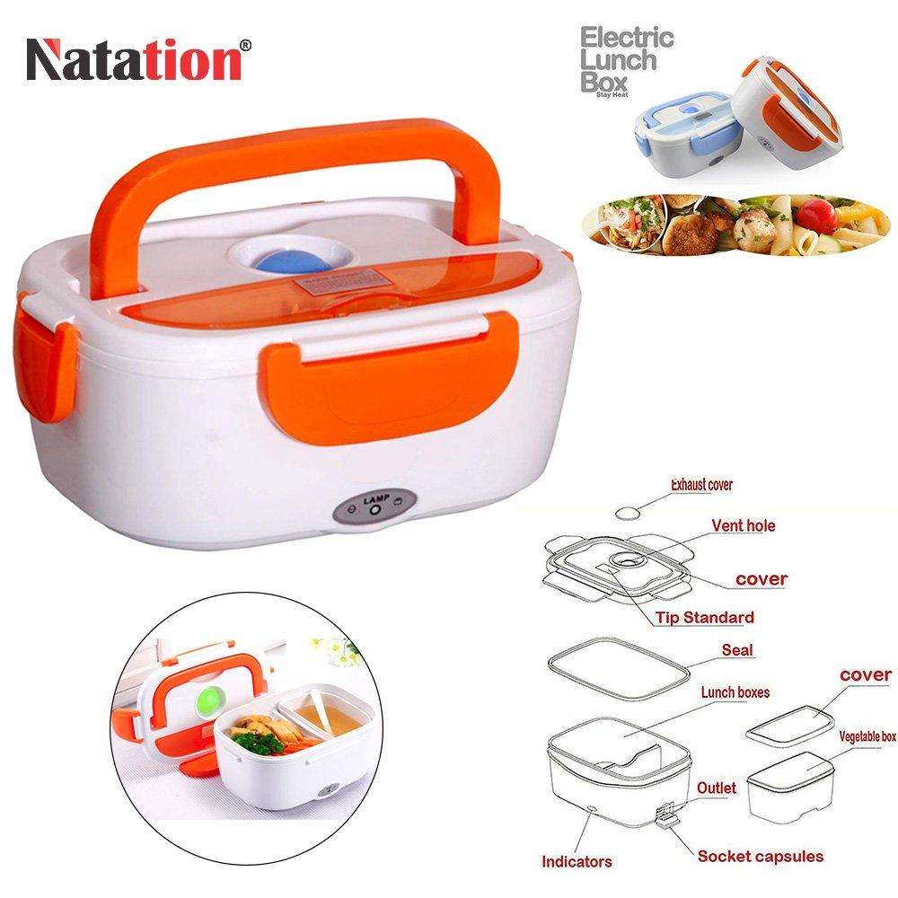 Portable Electric Lunch Box - Food Warmer for Office & Travel
