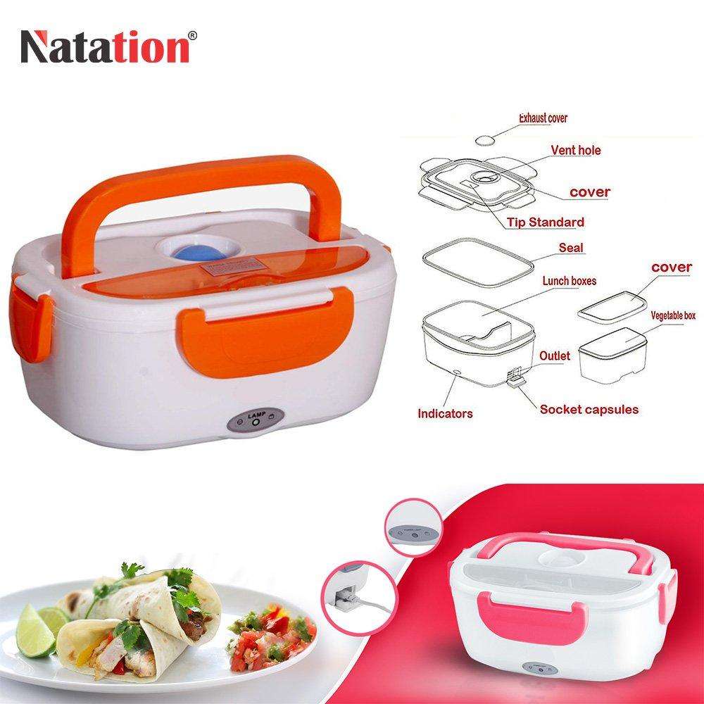 Portable Electric Lunch Box - Food Warmer for Office & Travel