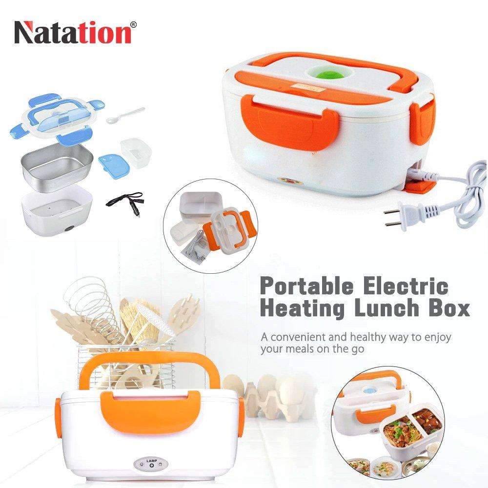 Portable Electric Lunch Box - Food Warmer for Office & Travel