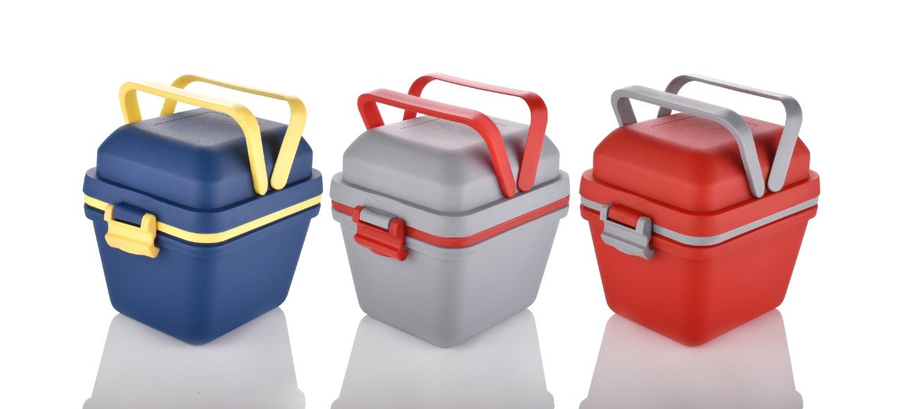 Airtight Lunch Box With Handle Push Lock - LootFaat