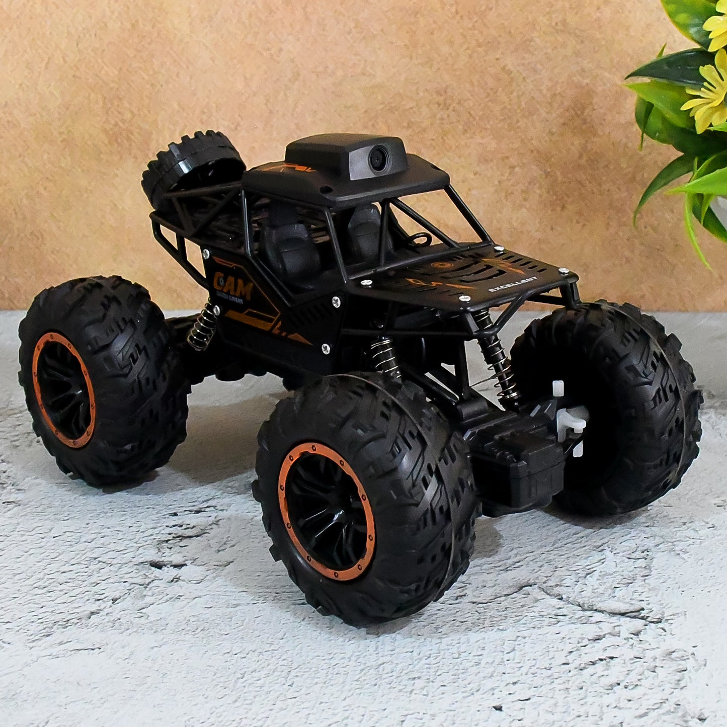 Remote Control Car With Camera Off-road Remote Control Truck Monster Trucks For Boys 8-12 Birthday Gift For Kids Adults Gift For Boys And Girls Hd Camera Rock Crawler Monster Truck Toy - LootFaat
