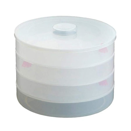 Plastic 4 Compartment Sprout Maker White - LootFaat