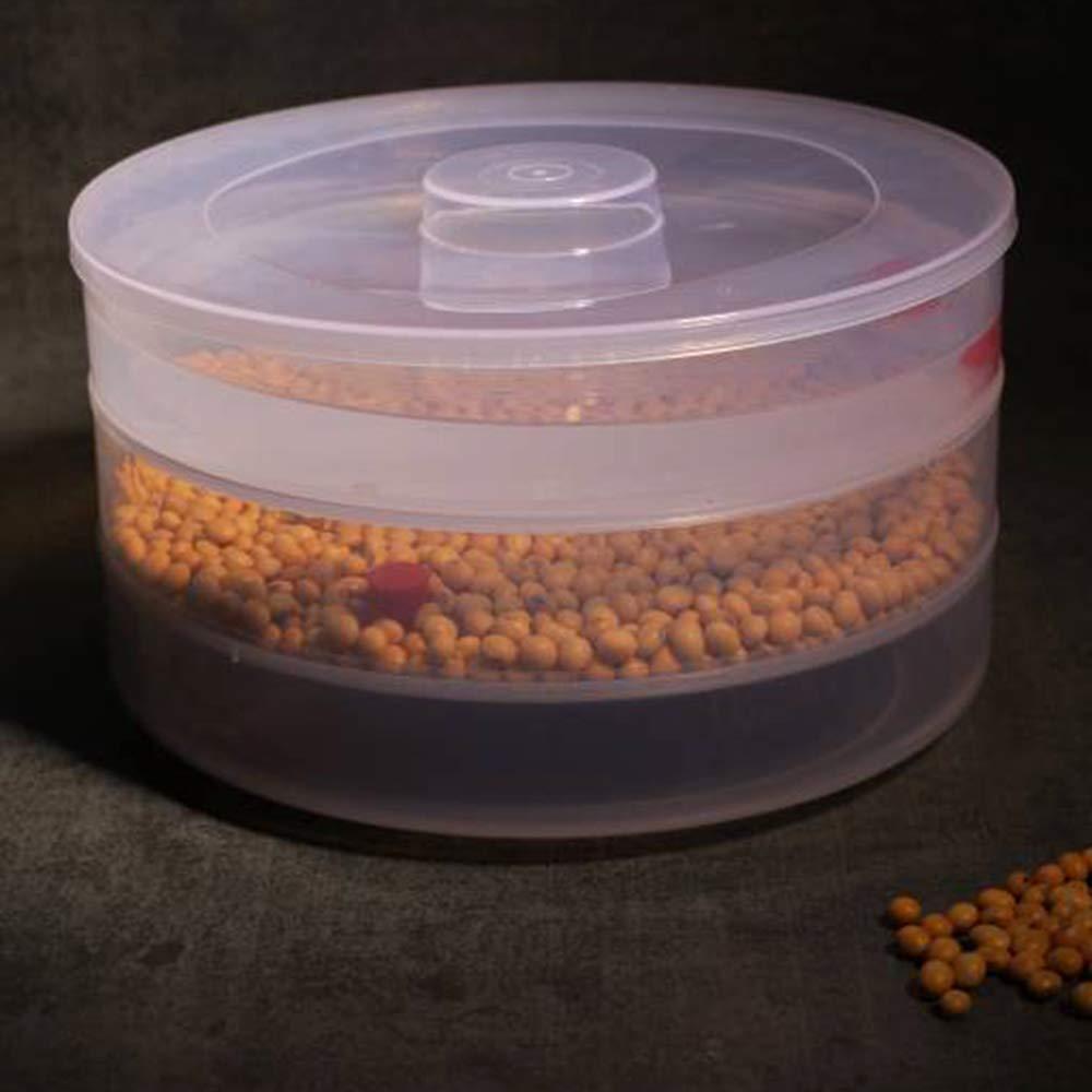 Plastic 3 Compartment Sprout Maker White - LootFaat