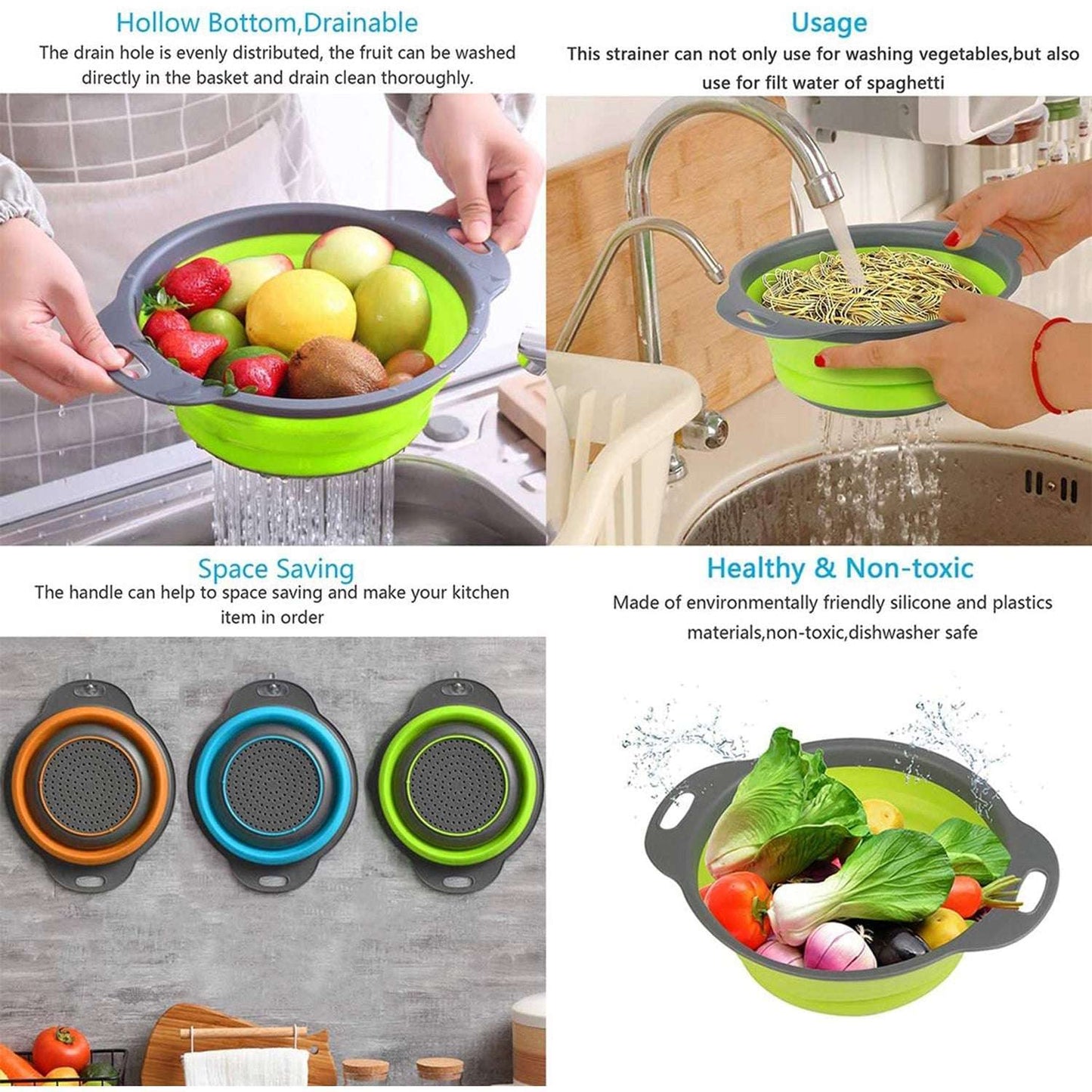 Round Sili Strain Used In All Kinds Of Household And Official Kitchen Purposes As A Foldable Utensil. - LootFaat