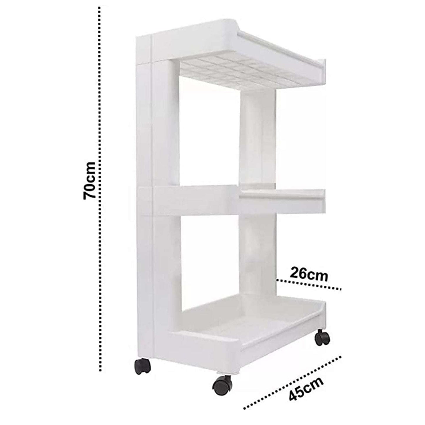 Plastic Serving Trolley Kitchen Bar Cart For Bar Living Room - LootFaat