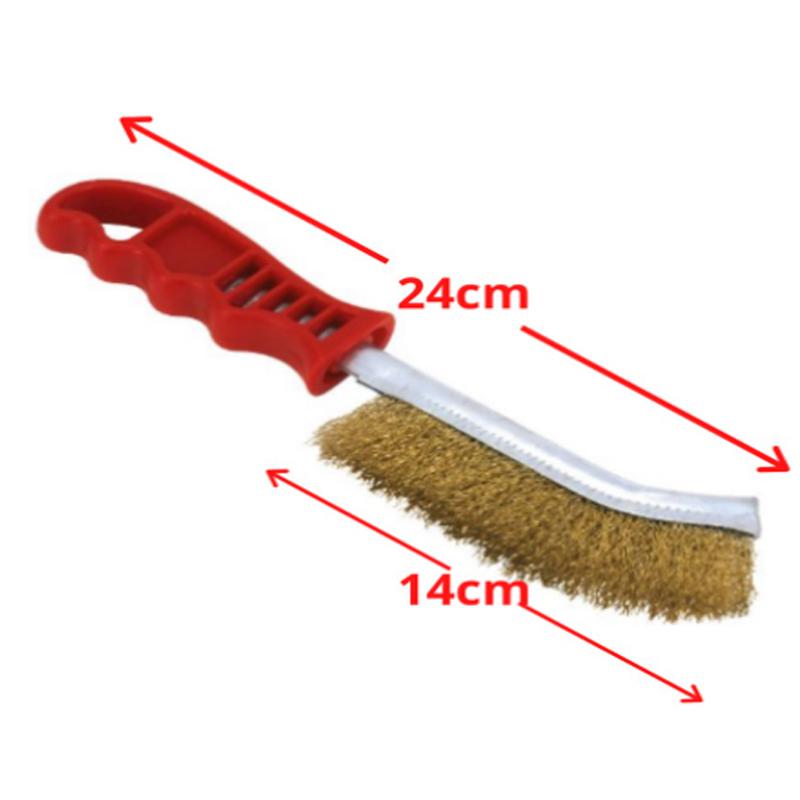 Stainless Steel Wire Hand Brush Metal Cleaner Rust Paint Removing Tool - LootFaat