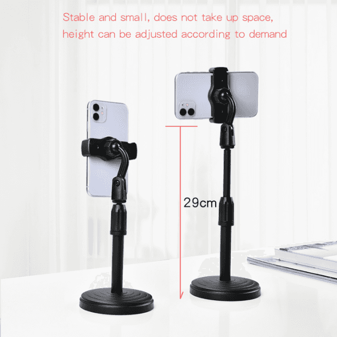 Mobile Stand For Table Height Adjustable Phone Stand Desktop Mobile Phone Holder - LootFaat