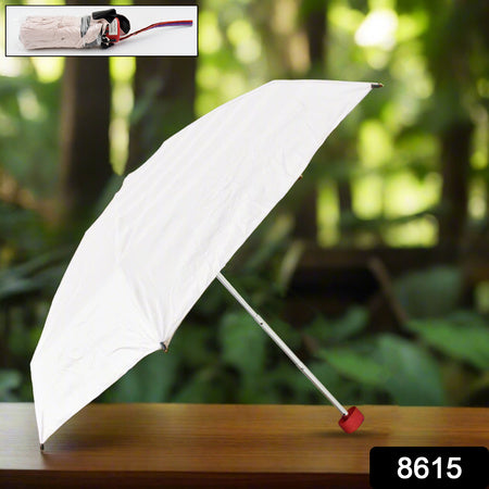 3-fold Sun Rain Protective Solid Foldable Umbrella (1 Pc) - LootFaat