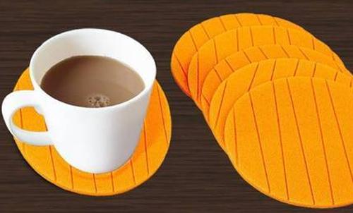 6 Pcs Useful Round Shape Plain Silicone Cup Mat Coaster Drinking Tea Coffee Mug Wine Mat For Home - LootFaat