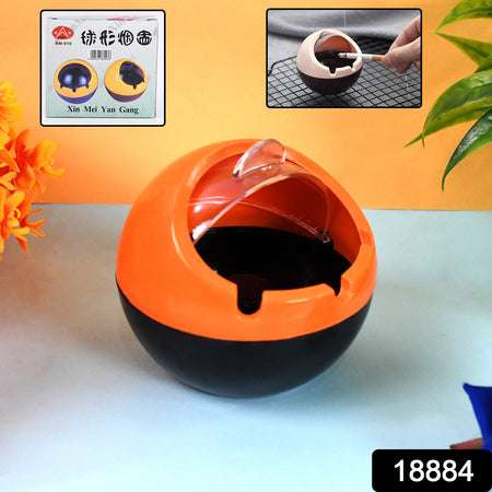 Ball Ashtray Pp Plastic Windproof With Lid Indoor Outdoor Patio Car Portable Ashtray - LootFaat
