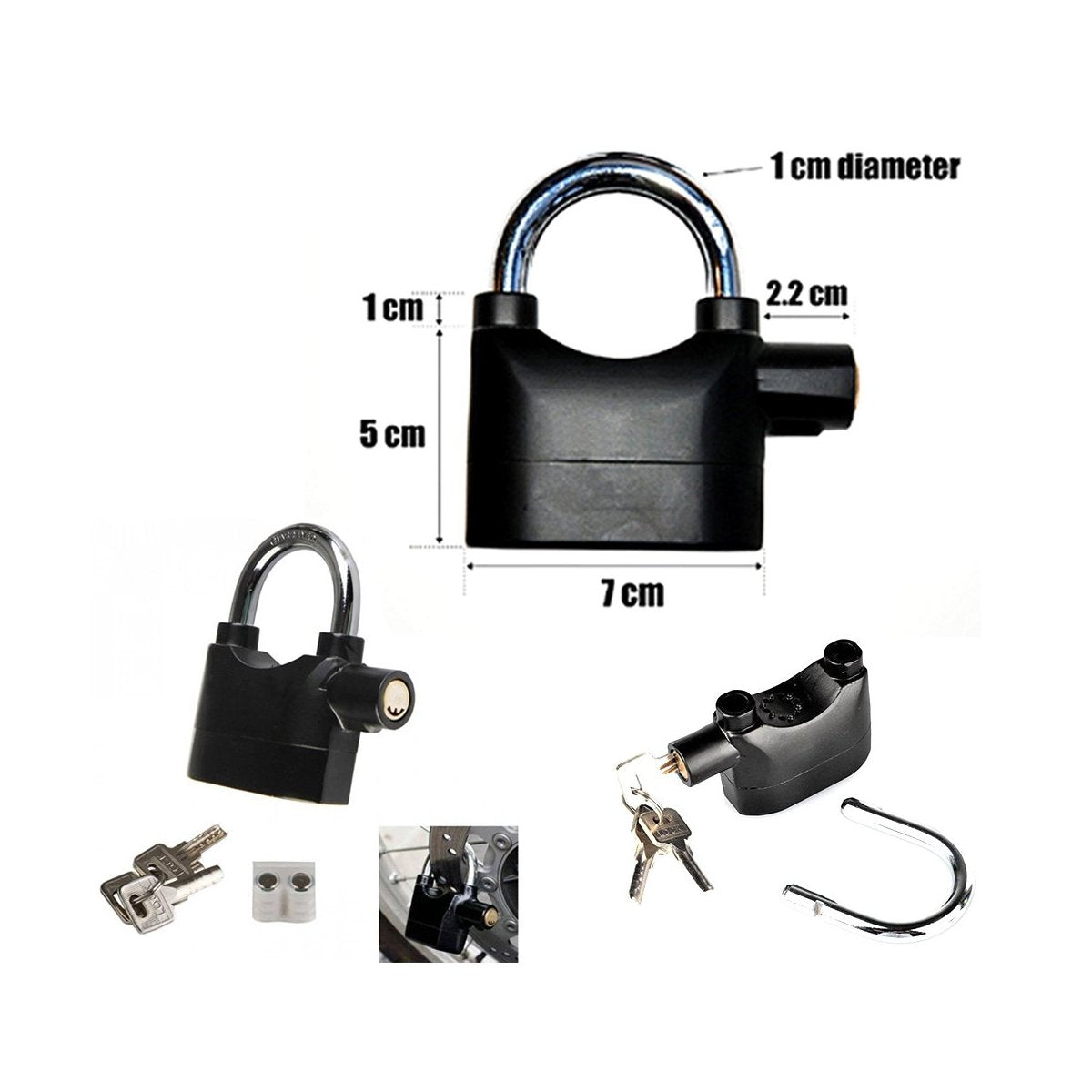 Anti Theft Security Pad Lock With Smart Alarm - LootFaat