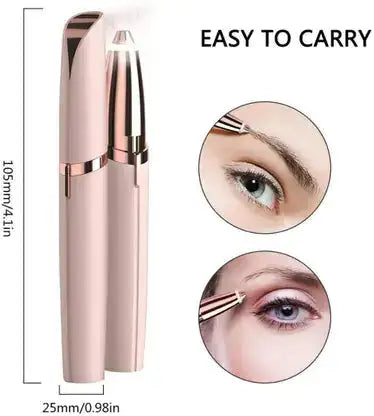 Painless Eyebrow & Facial Hair Remover - Electric Trimmer for Women