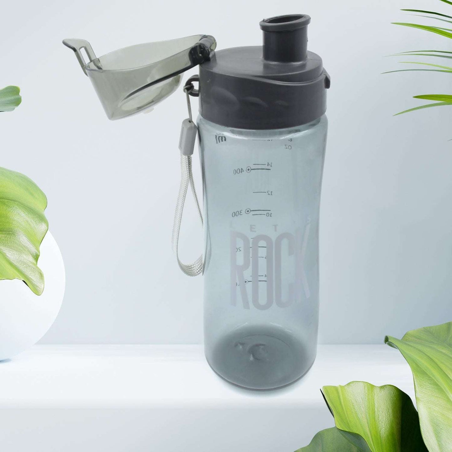 Plastic Water Bottle Outdoor Sport Bottle With Carry Case Leak Proof Bpa-free For Travel Cold And Hot Water Plastic Water Bottle With Daily Water Intake For Gym And Children Home Travel Office Use (1 Pc ) - LootFaat