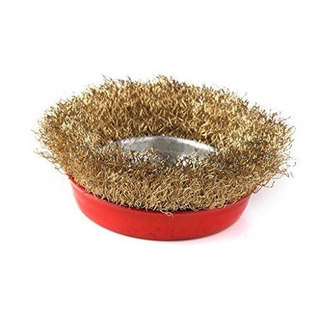 Wire Wheel Cup Brush (Gold) - LootFaat