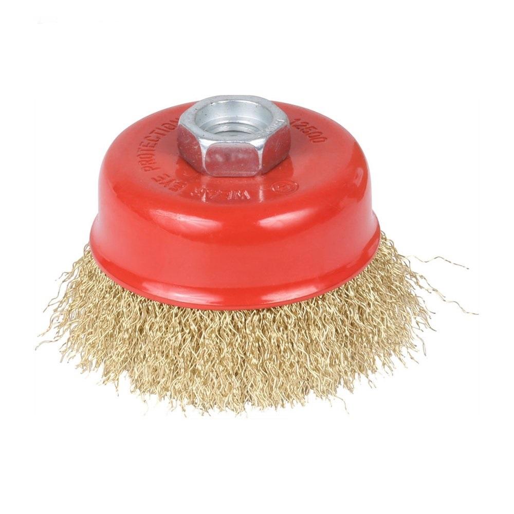 Wire Wheel Cup Brush (Gold) - LootFaat