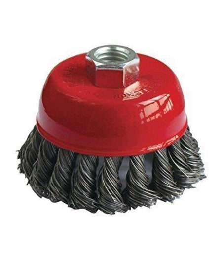 Wire Wheel Cup Brush (Black) - LootFaat