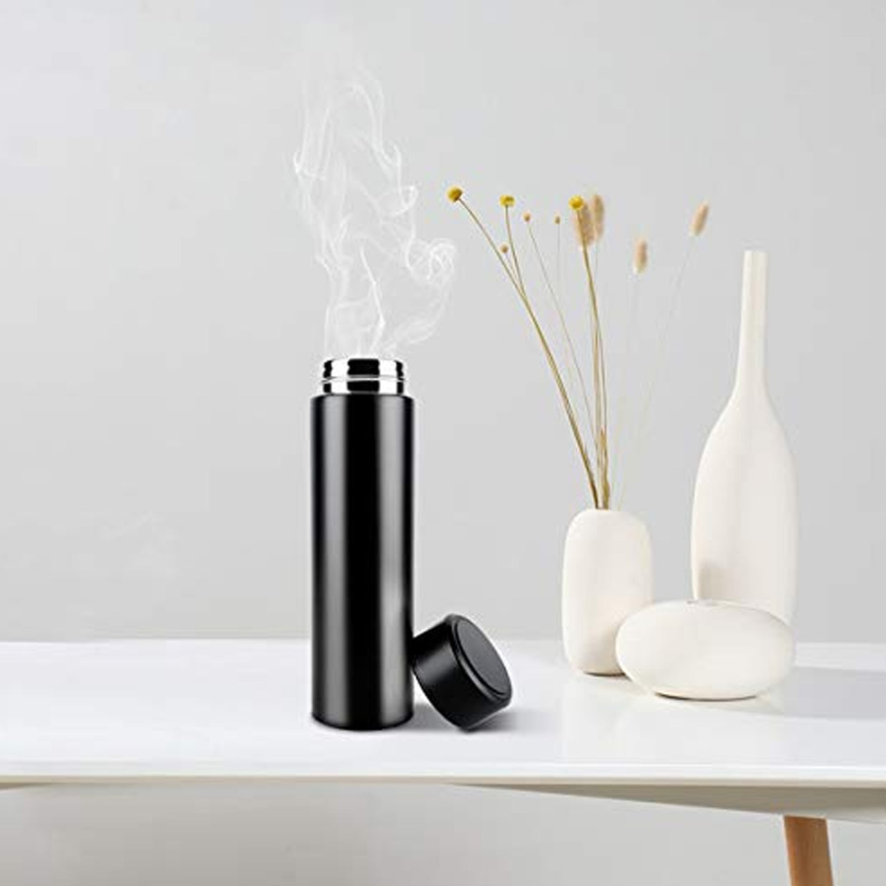 Double Stainless Steel Wall Smart Flask Water Bottle ( B Grade ) - LootFaat