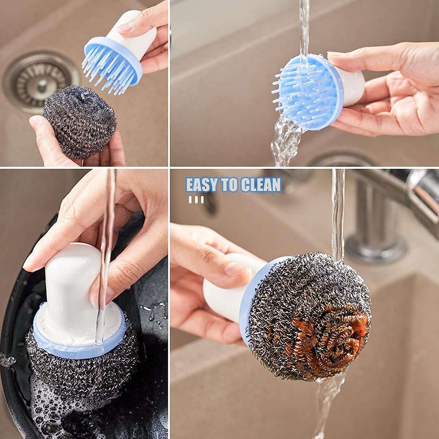 Dish Brush Multifunctional Palm Brush For Dish Kitchen Sink Pot Pan - Dish Scrub Brush Small Cleaning Brush Dish Scrubber Brush Cleaning Brushes For Household Use - LootFaat