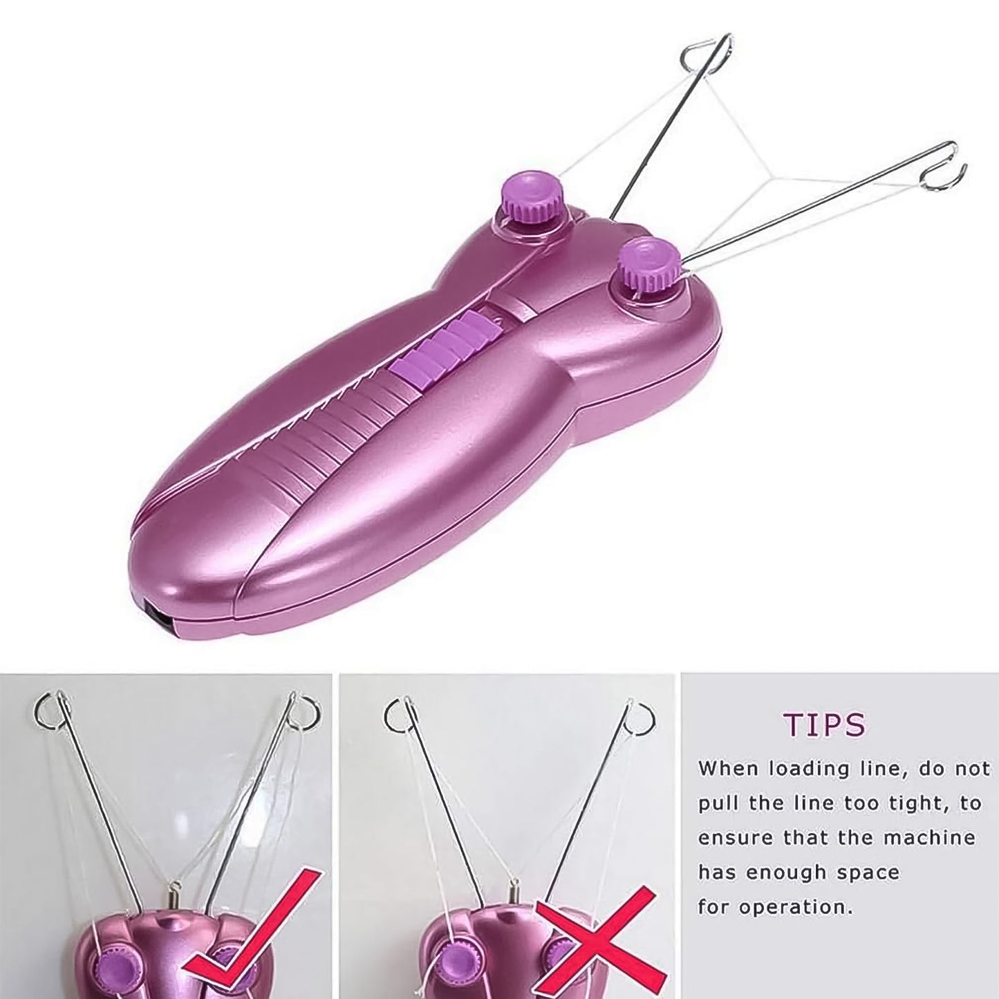 Electric Facial Hair Remover Machine (1 Set) - LootFaat