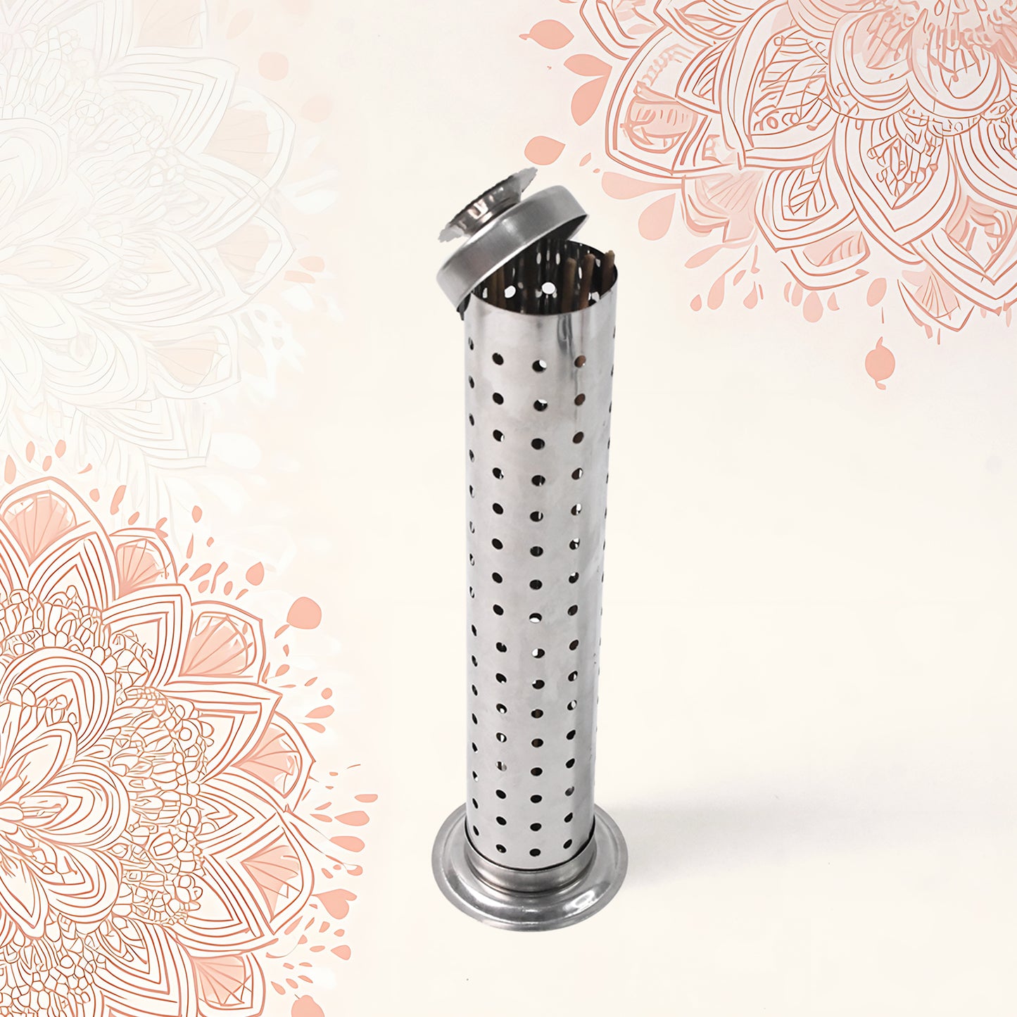 Stainless Steel Agarbatti Stand For Puja (1 Pc) - LootFaat