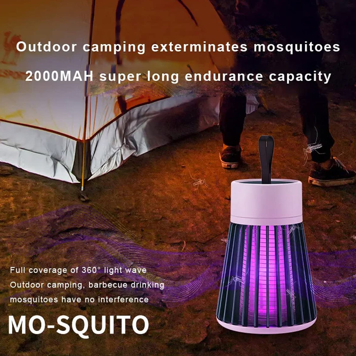 Mosquito Killer Machine Mosquito Killer Usb Powered Bug Zapper Mosquito Lamp For Home Electric Led Lamp Mosquito Killer Indoor Outdoor Mosquito Trap Machine - LootFaat