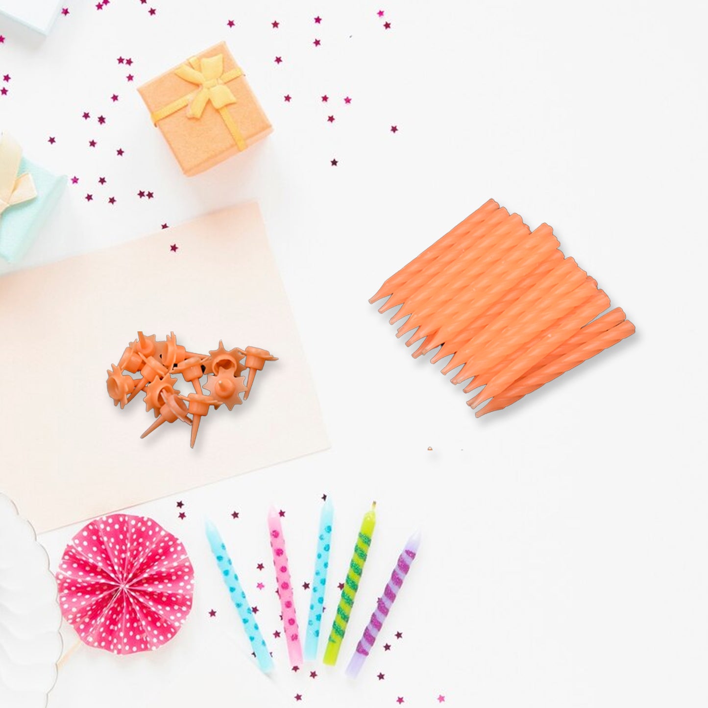 Birthday Party Candles (Pack Of 24 Pcs) - LootFaat