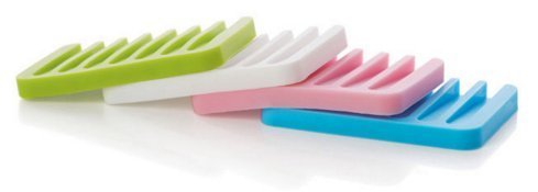 Silicone Soap Holder Soap Dish Stand Saver Tray Case For Shower - LootFaat