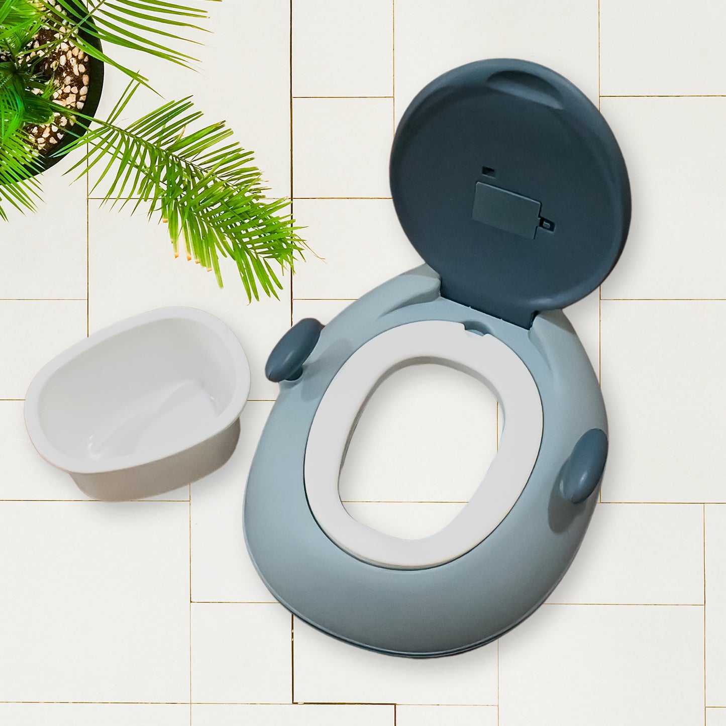 Baby Portable Lighting Music Toilet Baby Potty Training Seat Baby Potty Chair For Toddler Boys Girls Potty Seat For 1+ Year Child - LootFaat