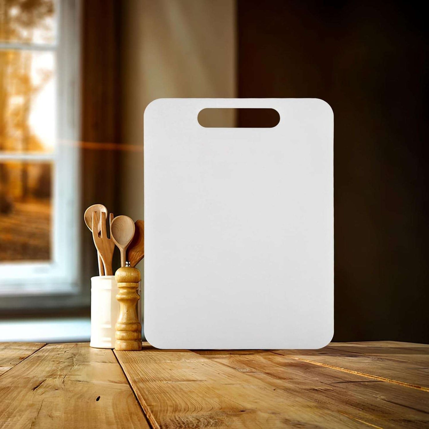 Apex Medium Plastic Chopping Board (3623 Cm 1 Pc)