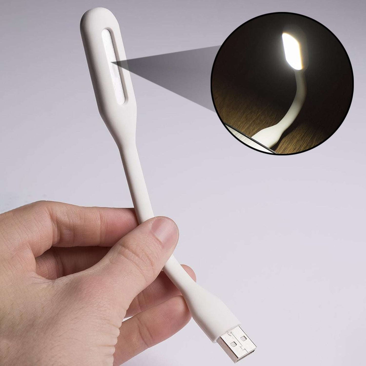 3-in-1 Portable USB Fan, Light & USB Hub Combo