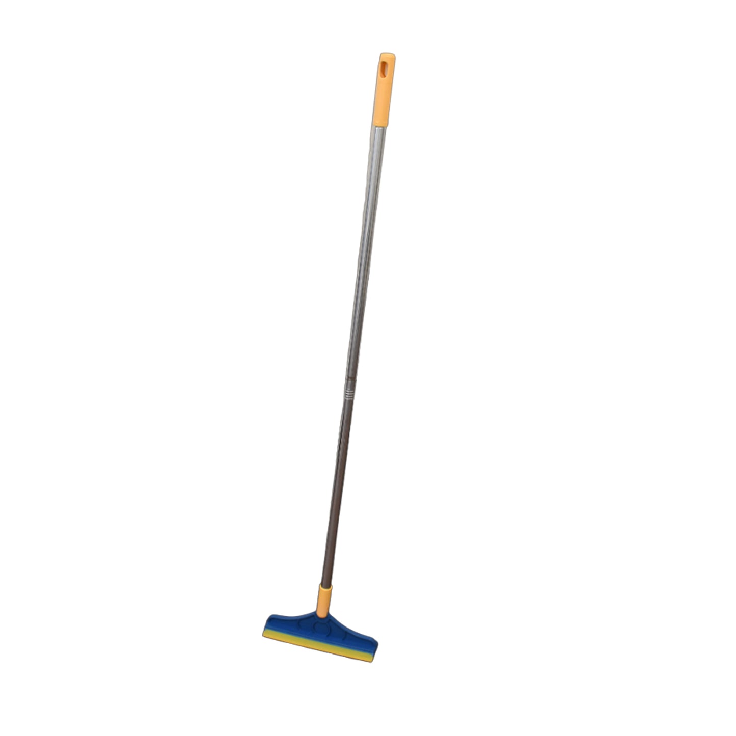 2 In 1 Cleaning Brush Long Handle Floor Brush Rotatable Cleaning Brush For Bathroom Kitchen 120 Degree Triangular Rotating Brush Head With Wiper - LootFaat