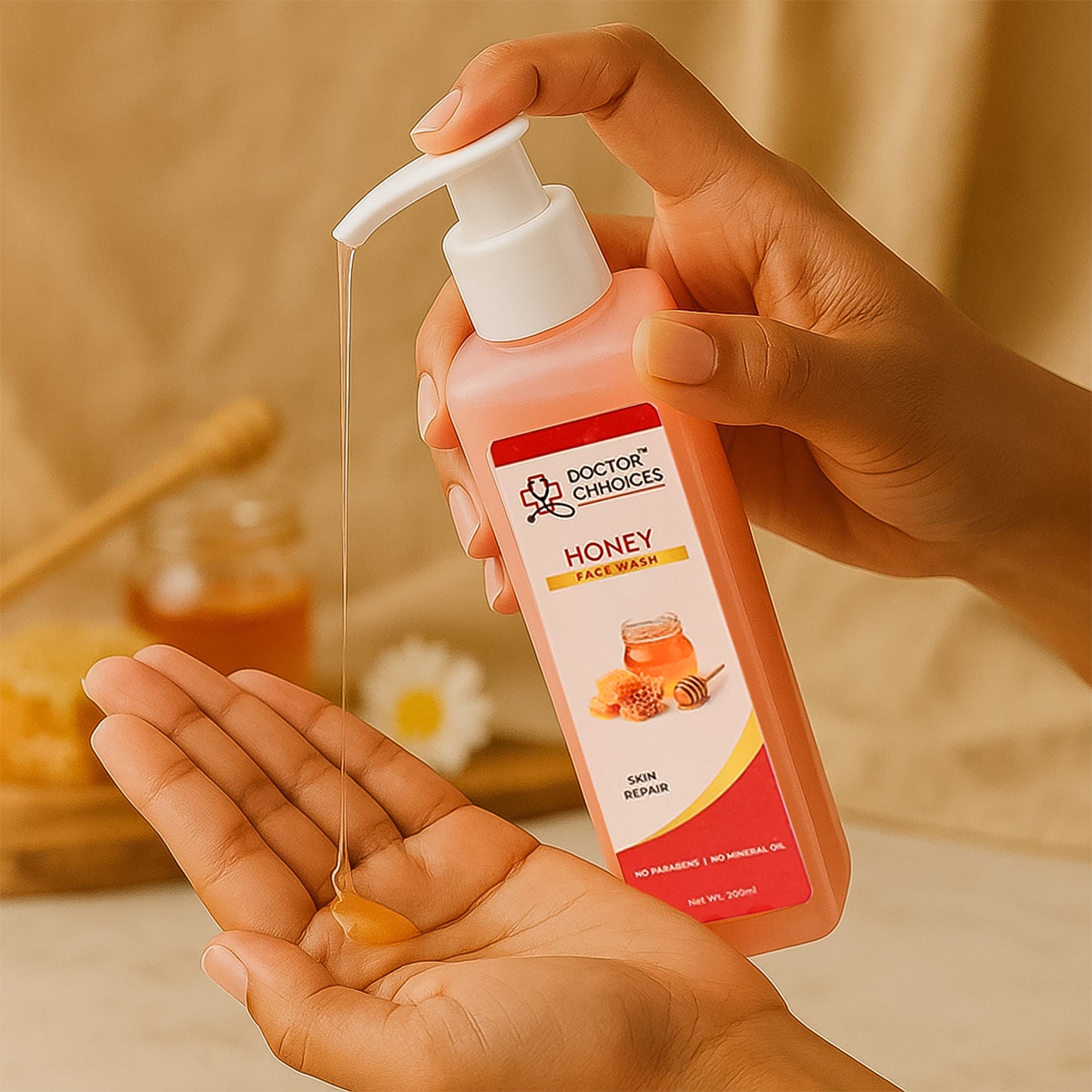 Doctor Chhoices Honey Face Wash 200ml (1 Pc)