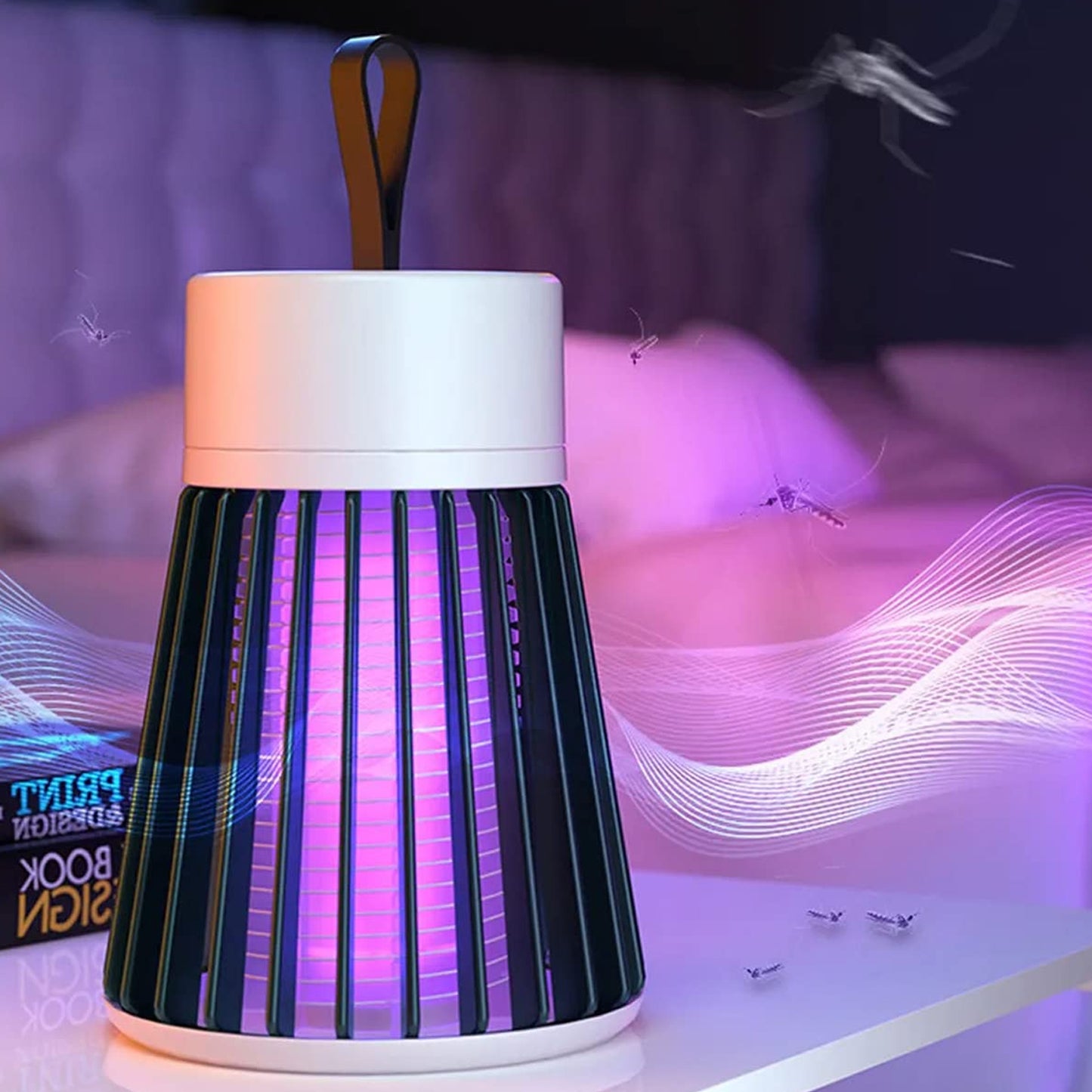 Mosquito Killer Machine Mosquito Killer Usb Powered Bug Zapper Mosquito Lamp For Home Electric Led Lamp Mosquito Killer Indoor Outdoor Mosquito Trap Machine - LootFaat