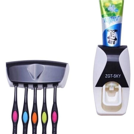 Toothpaste Dispenser Tooth Brush With Toothbrush - LootFaat