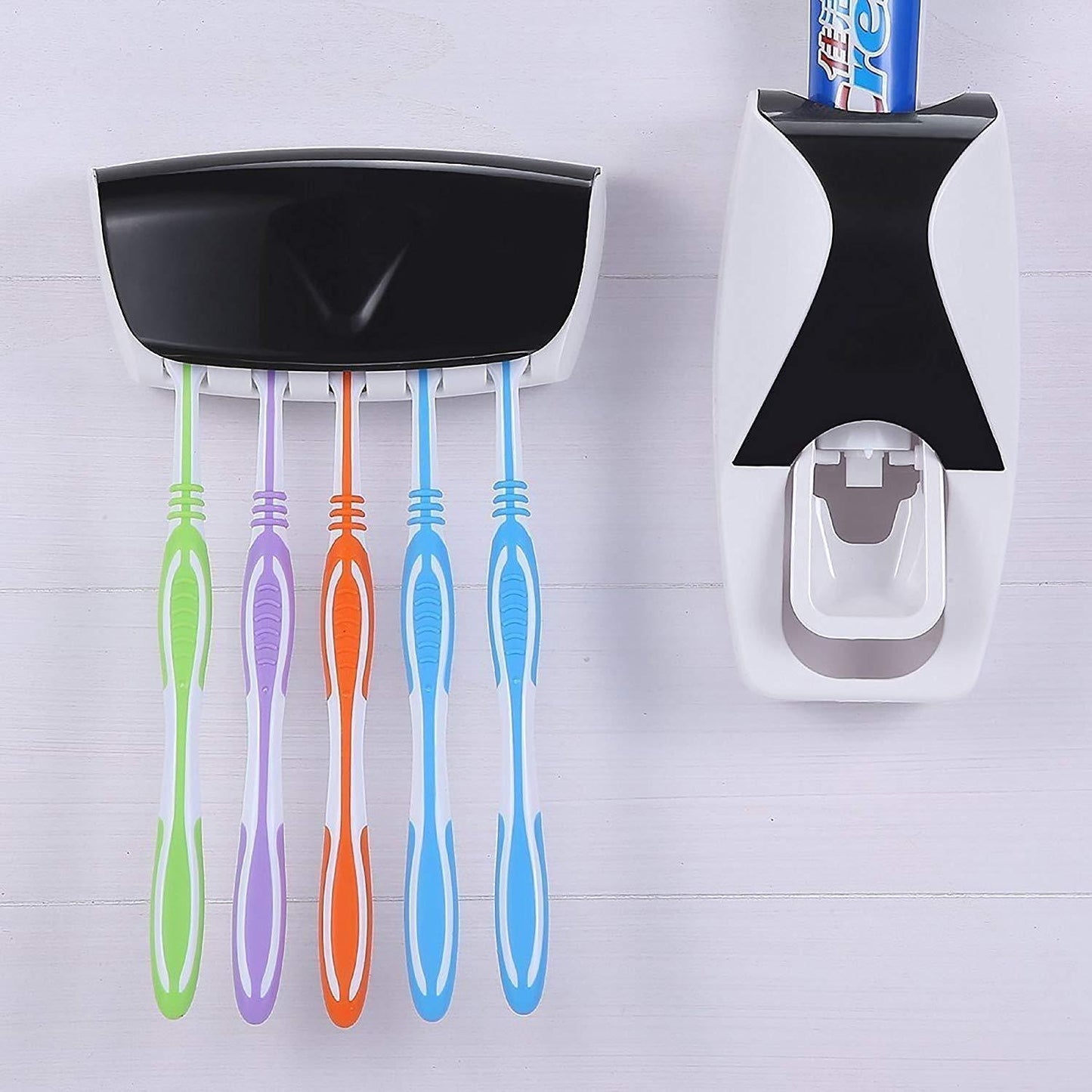 Toothpaste Dispenser Tooth Brush With Toothbrush - LootFaat