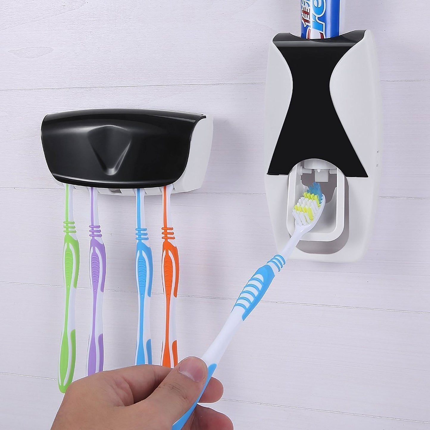 Toothpaste Dispenser Tooth Brush With Toothbrush - LootFaat