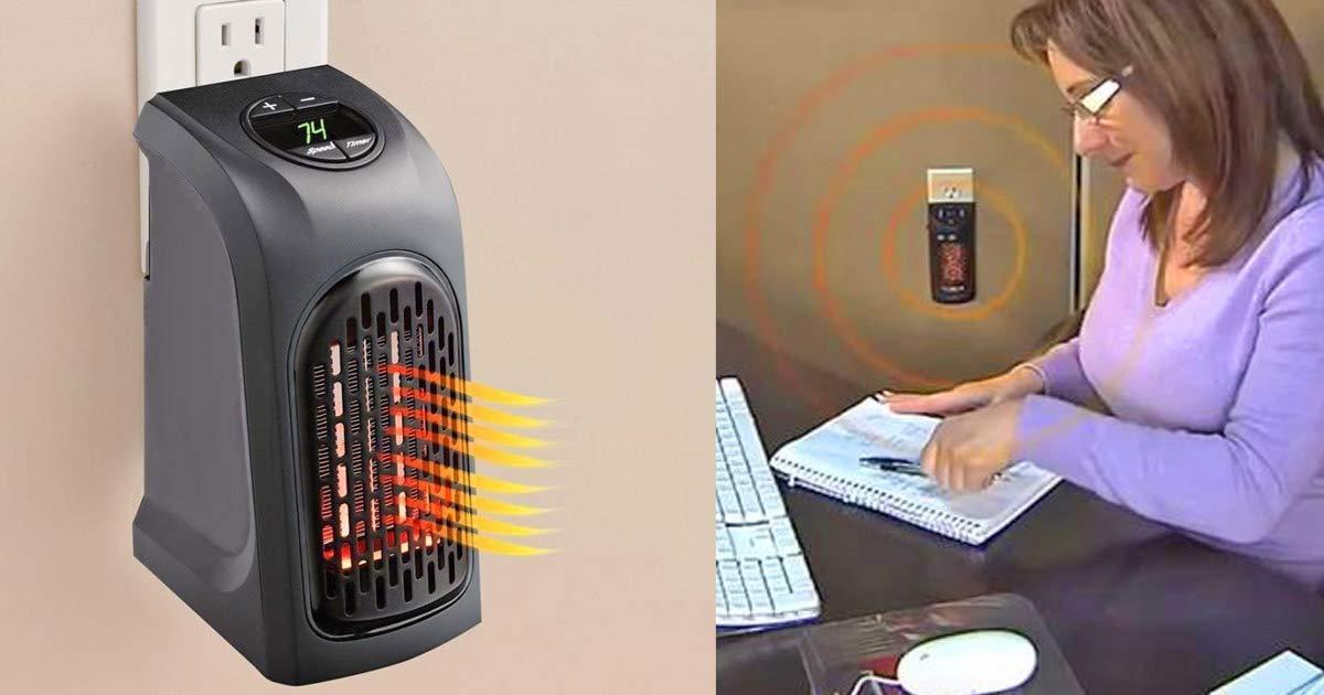 Electric Mini Handy Heater Plug-in Wall (400w) - LootFaat