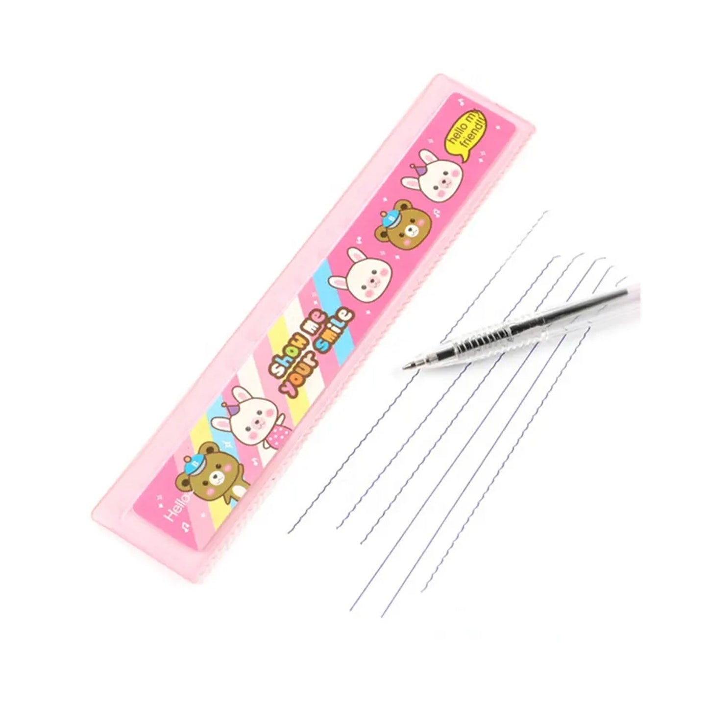 10 Pcs Set Stationary Set Including Pencil Ruler Rubber Pencil Sharpener Glue Ballpoint Pen Scissors Pencil Cover School Office Product Gift - LootFaat
