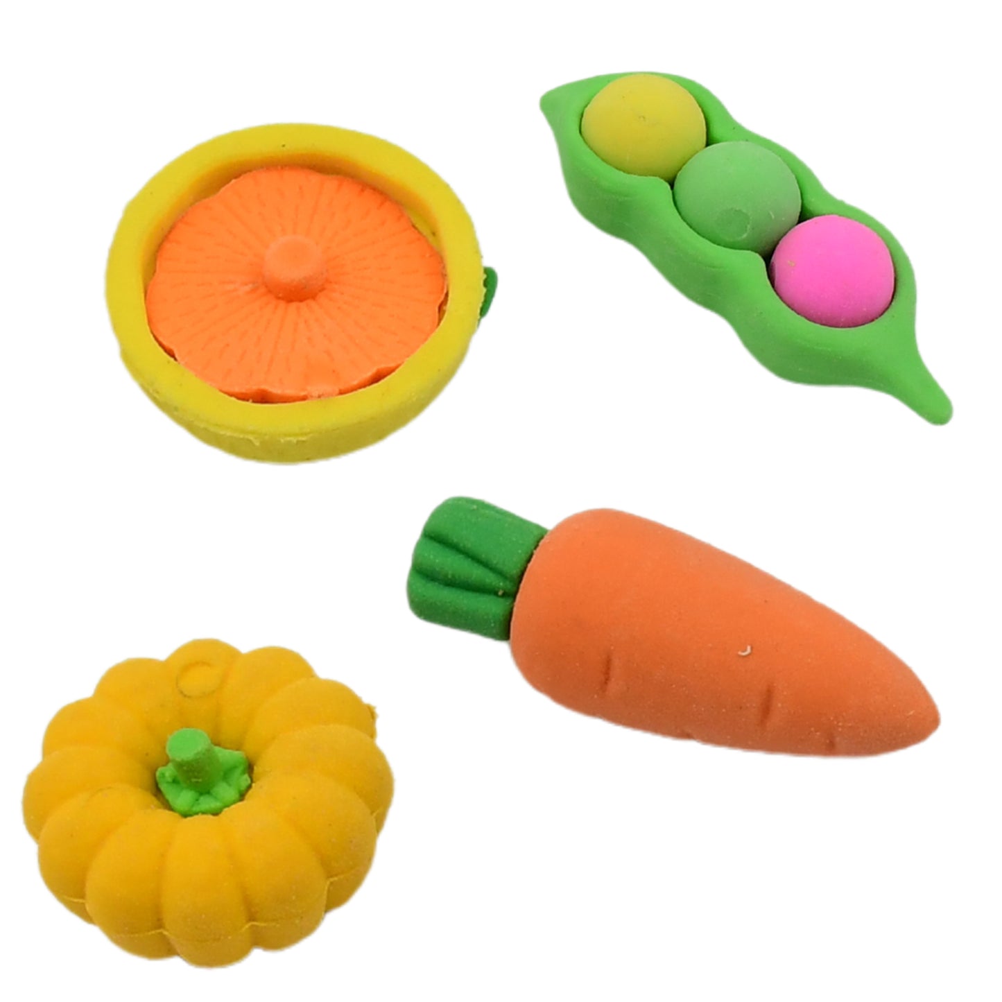 Mix Design Fancy Stylish Colorful Erasers (1 Set 4 Pc Set) - LootFaat