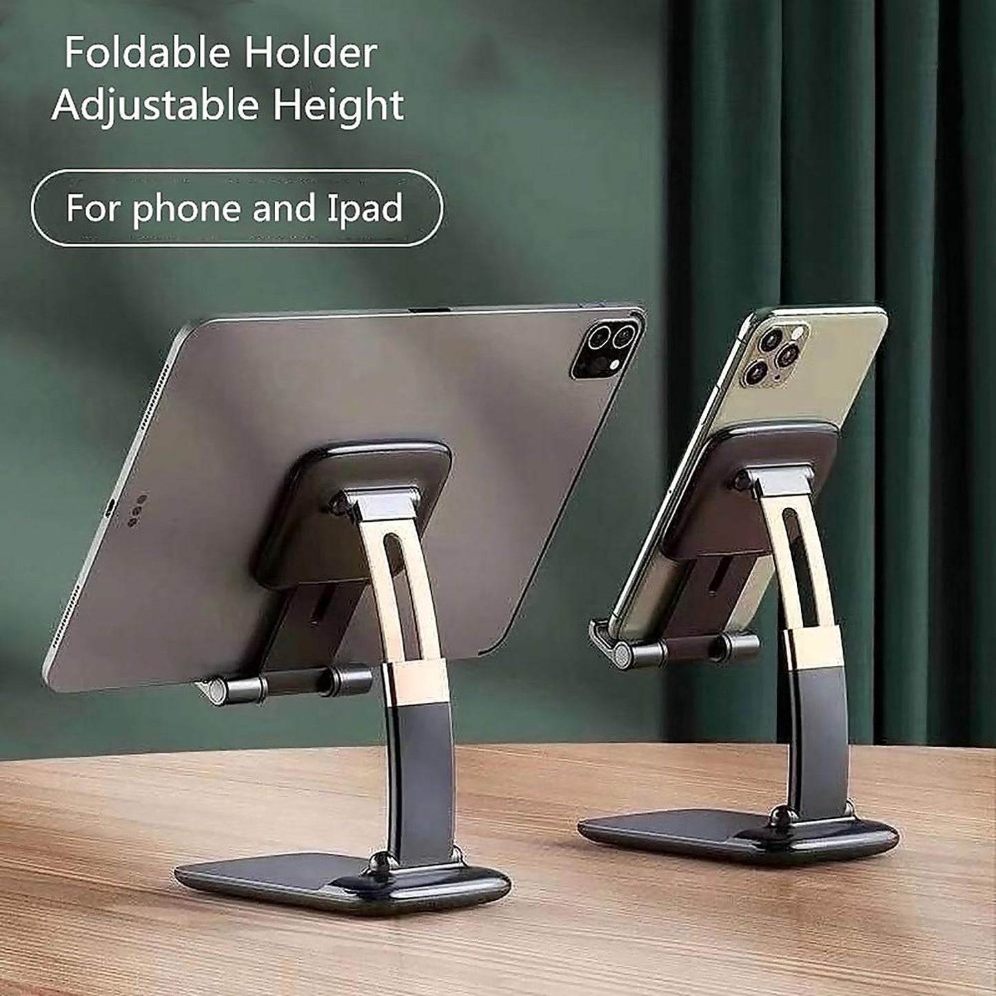 Phone Holder For Table Foldable Universal Mobile Stand For Desk - LootFaat
