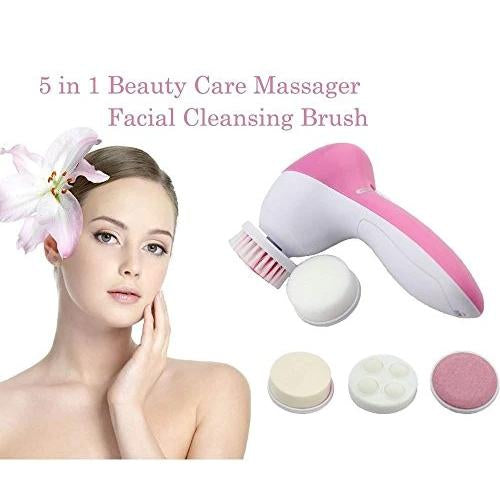 5-in-1 Smoothing Body Facial Massager (Pink) - LootFaat