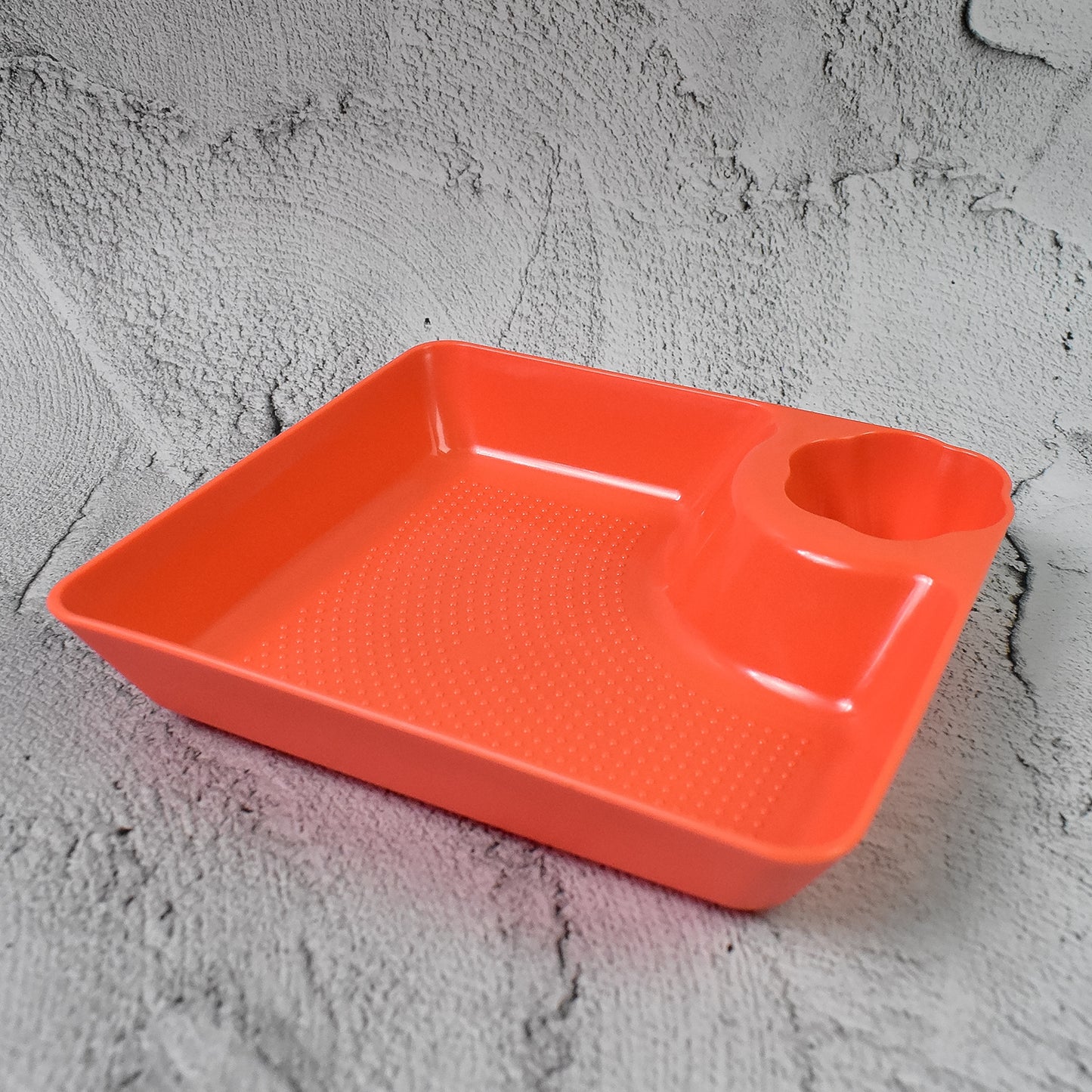Plastic Plates With Dipping Saucer Round Dip Part (1 Pc 1816 Cm 1 Pc) - LootFaat