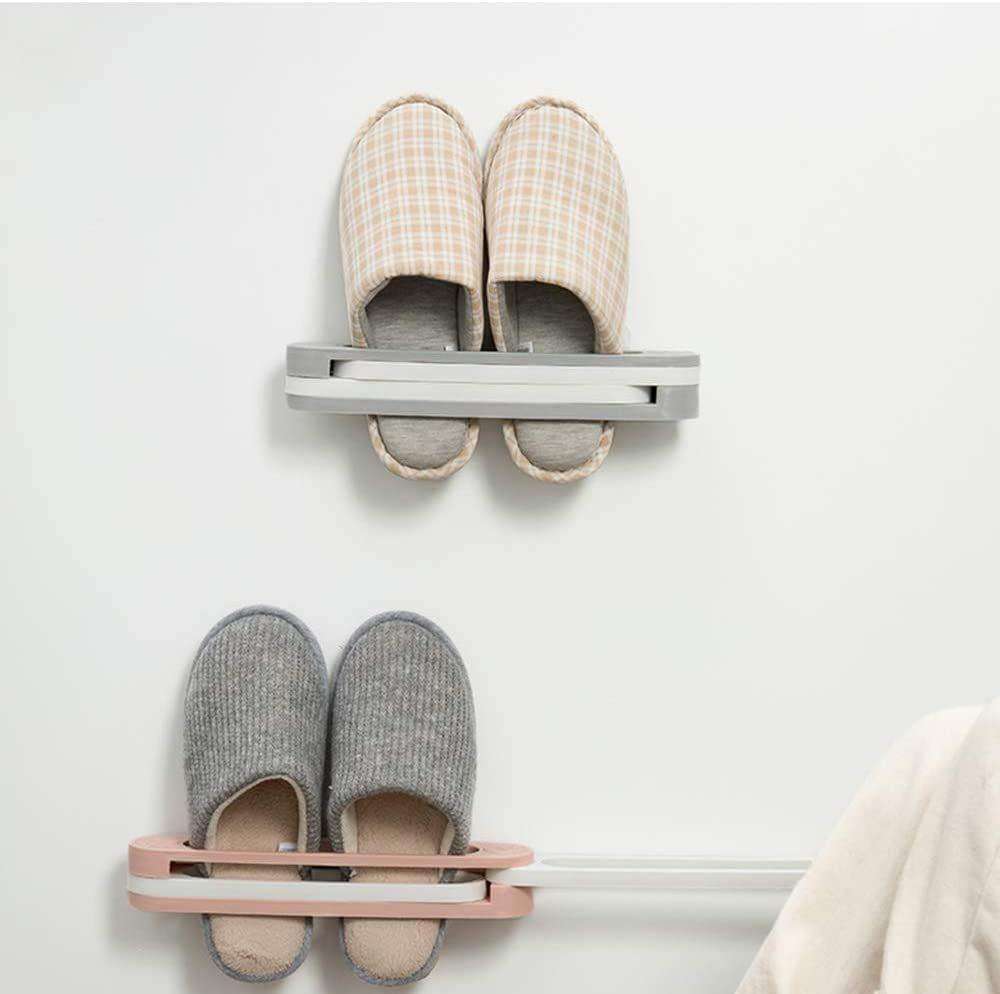 Multifunction Folding Slippersshoes Hanger Organizer Rack - LootFaat