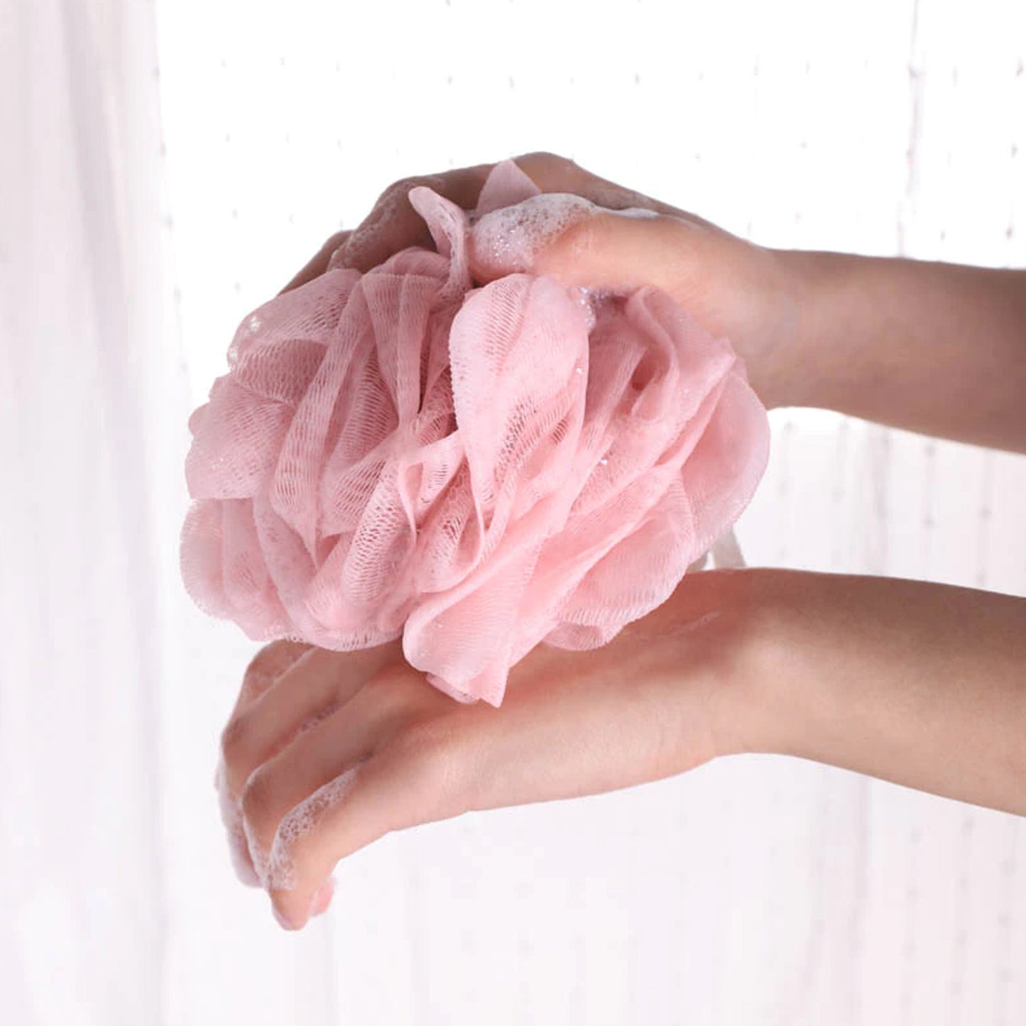 Bath Sponge Round Loofah And Back Scrubber For Men And Women - LootFaat