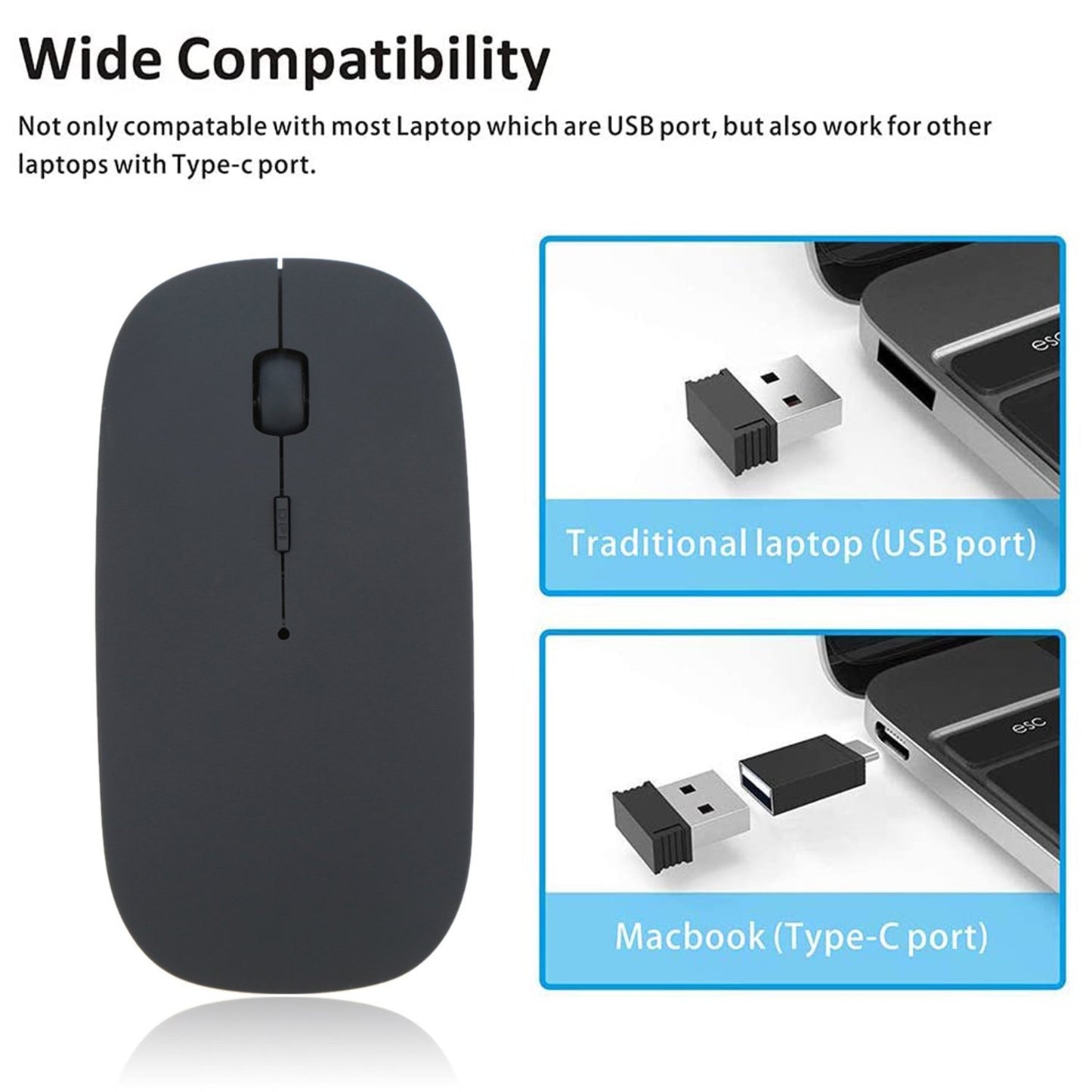 Wireless Mouse For Laptoppcmacipad Procomputer - LootFaat