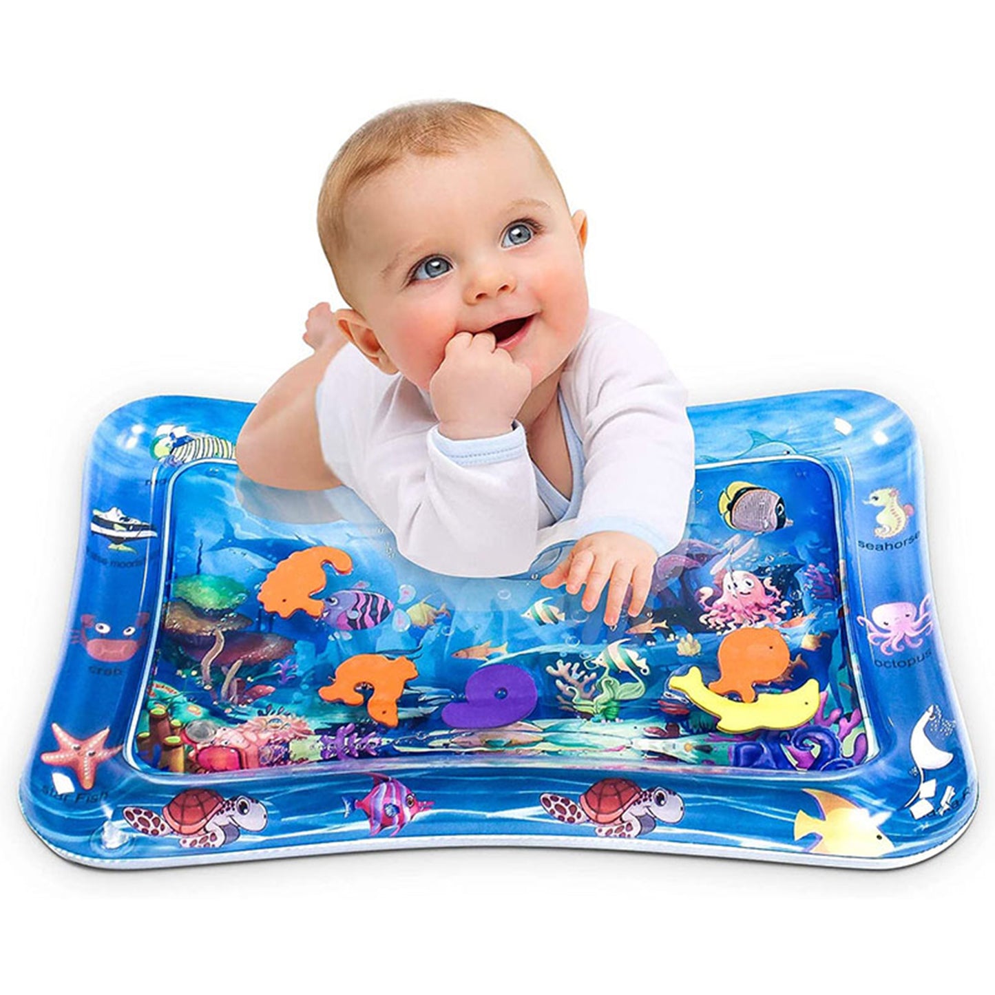 Baby Water Mat Inflatable Baby Play Mat Activity Center For Infant Baby Toys 3 To 15 Months Baby Gifts For Boys Girls(Assorted Design) - LootFaat