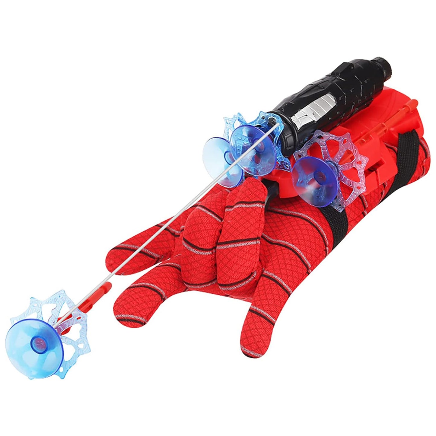 Web Shooter Toy For Kids Fans Launcher Wrist Gloves Toys For Kids Boys Superhero Gloves Role-play Toy Cosplay Sticky Wall Soft Bomb Funny Childrens Educational Toys - LootFaat