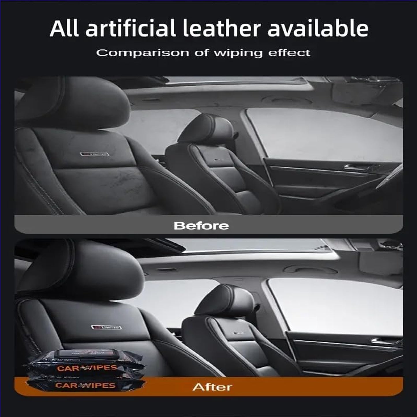 Car Dashboard Scratch Remover Tissue (80 Pcs Set) - LootFaat
