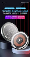 Transparent Magnetic Wireless Charger for iPhone 12/13/15/16/17
