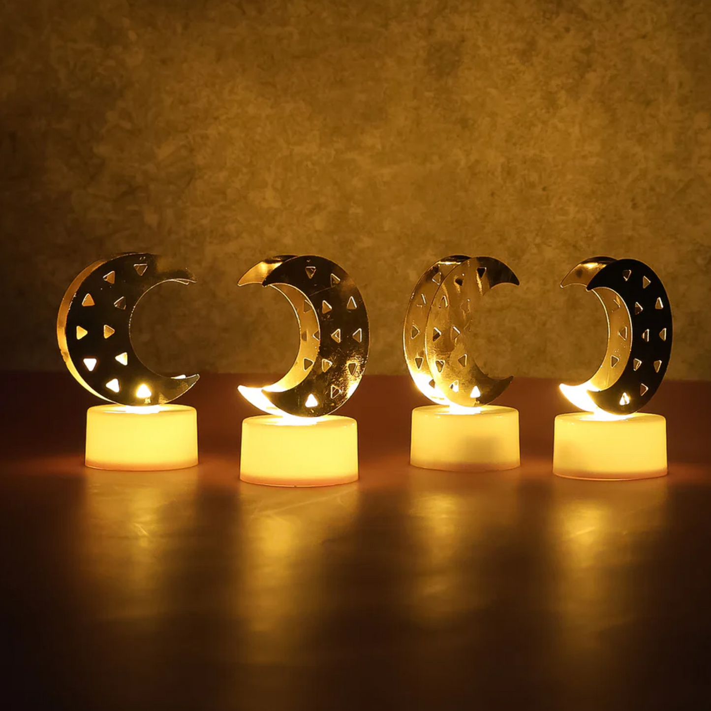 Premium Decorative Moon Shaped Flameless Home - Premium Quality - Best Quality & Value